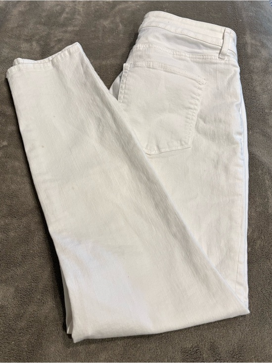 LOFT Denim - Loft White Stretch Skinny Curvy Jeans